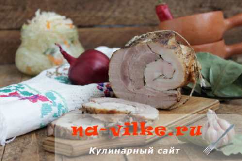 Копчений рулет з Пашина